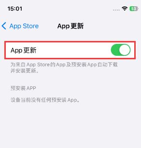 良庆苹果15维修中心如何让iPhone15APP自动更新